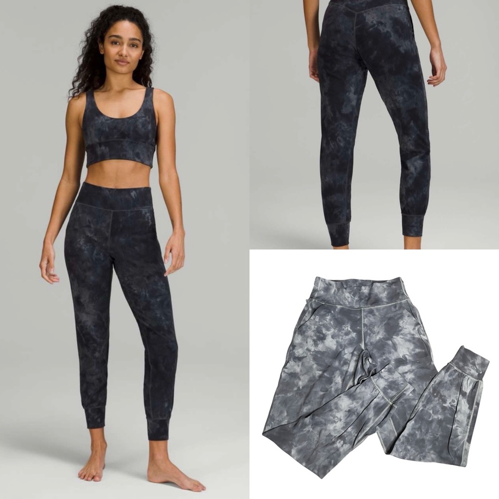 Lululemon Align High Rise Joggers Incognito Camo Multi Grey 4 Gym Athleisure